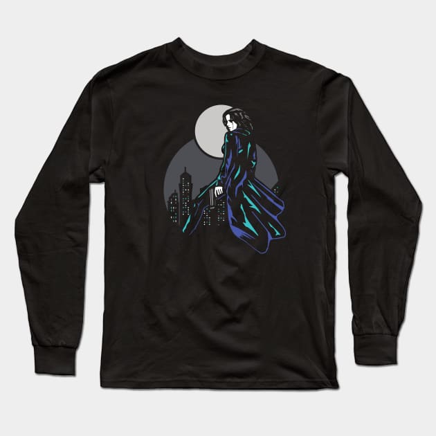 Selene Long Sleeve T-Shirt by TrulyMadlyGeekly